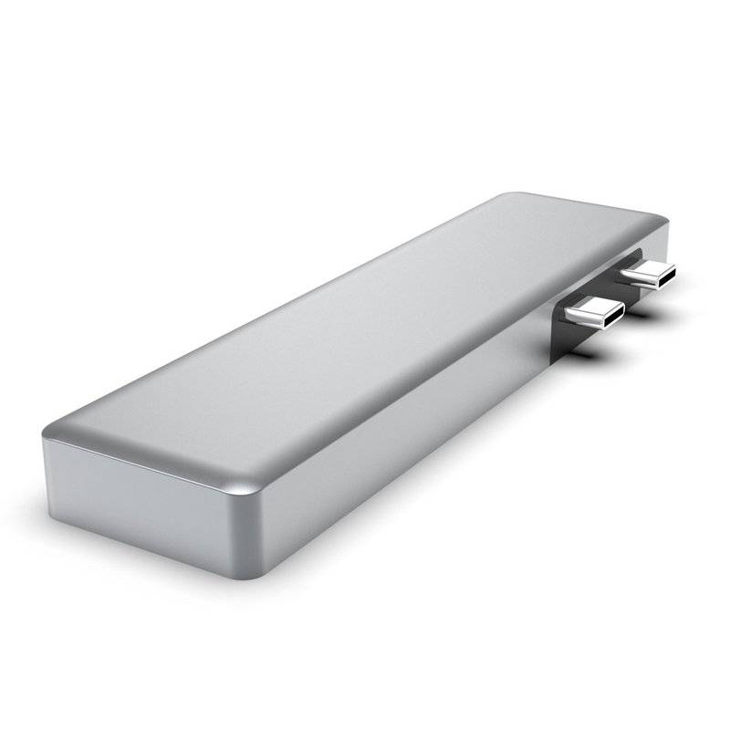 Adaptador dual usb c Hub personalizado Dock 6-en-1 HDTV Dock Hubs USB personalizables para mackbook