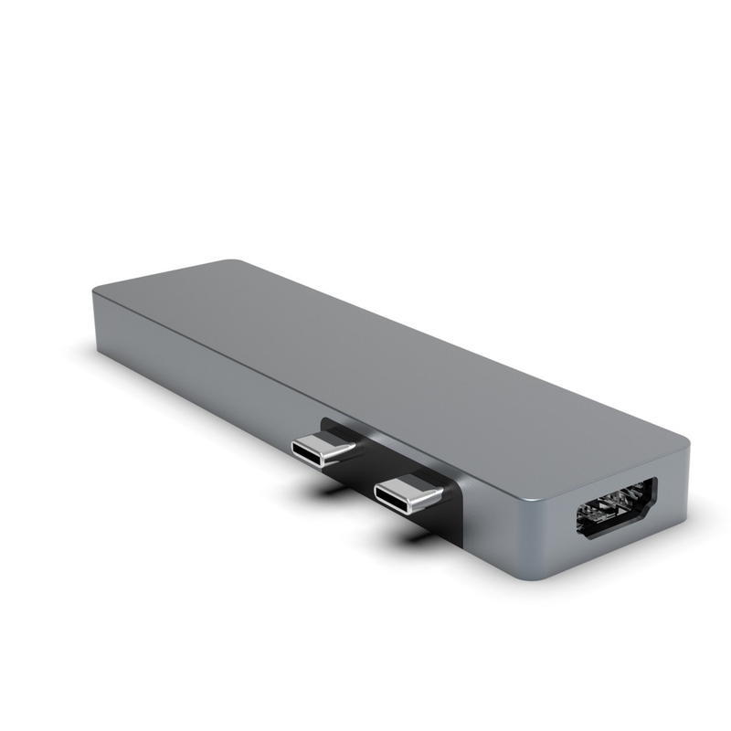 USB-C Hub 7 en 2 Compatible con Thunderbolt 3 Puerto USB C 4K HDMI para Macbook MacBook Pro