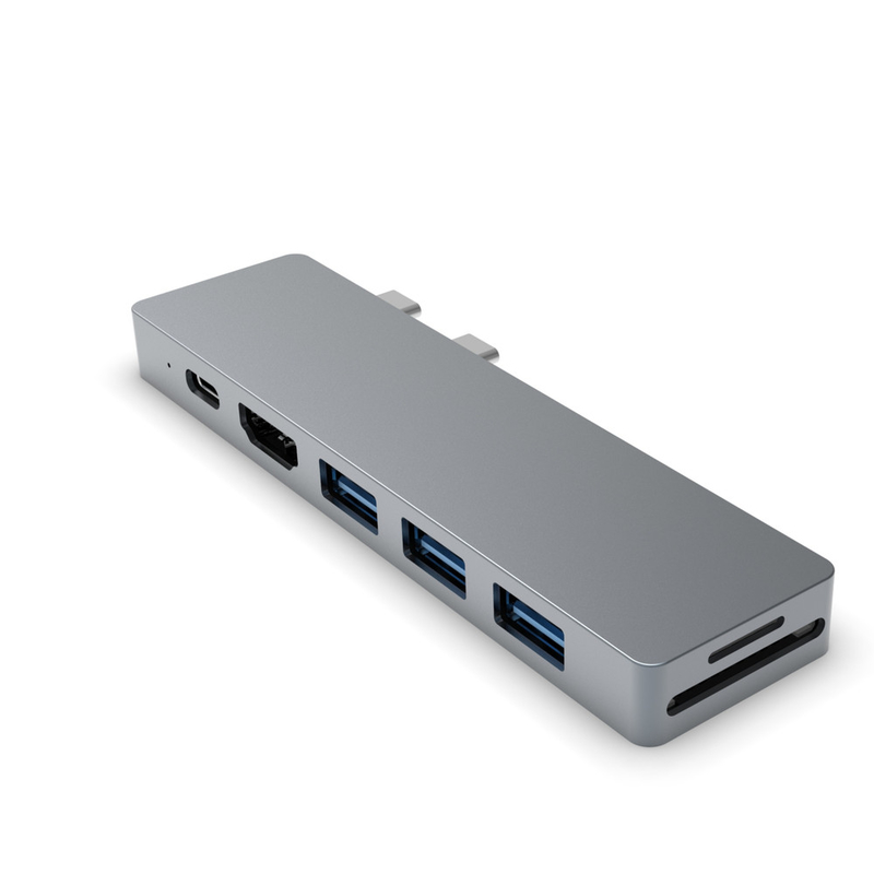 USB-C Hub 7 en 2 Compatible con Thunderbolt 3 Puerto USB C 4K HDMI para Macbook MacBook Pro