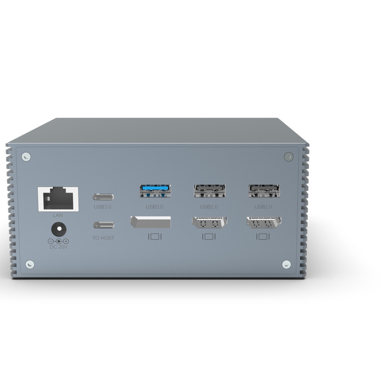 Estación de acoplamiento USB C para Windows MacOS Macbook Pro con fácil integración Plug and Play