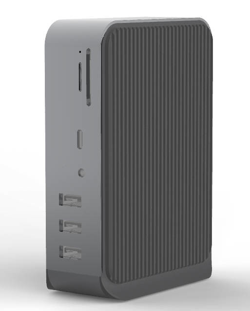 16-en-1 Thunderbolt Displaylink Dock USB Estación de acoplamiento de doble monitor para MacBook y Windows