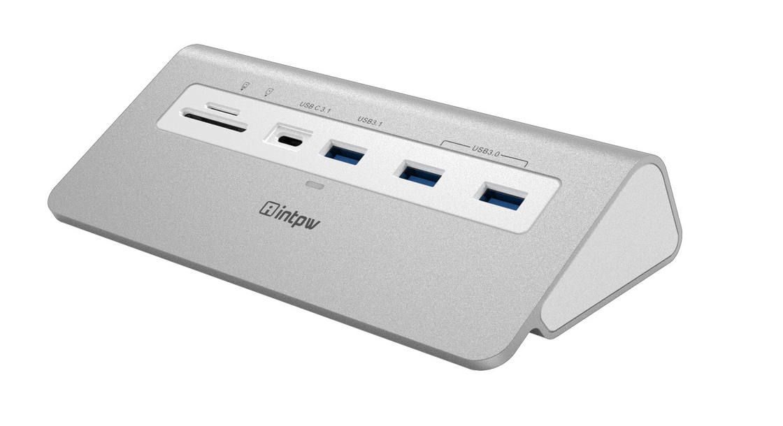 Adaptador multipuerto USB C de 9 en 1 con lector de tarjetas USB-A y SD/TF de 100 W con 4K HDMI PD