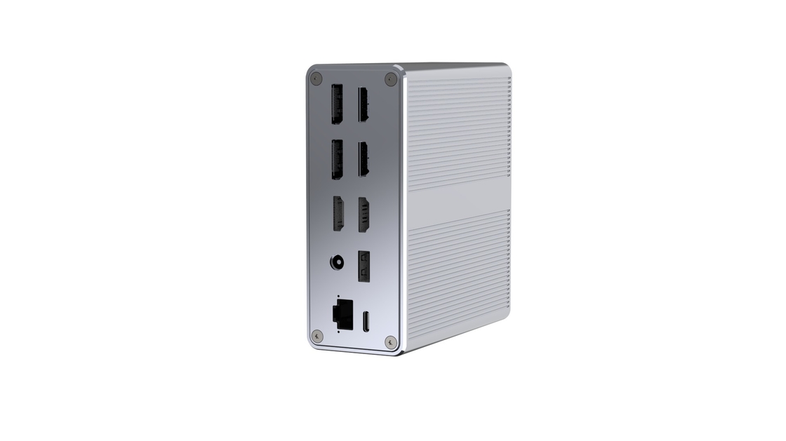 Puerto de visualización USB de 15 en 1 Estación de acoplamiento USB doble C 4k para para MacBook y Windows