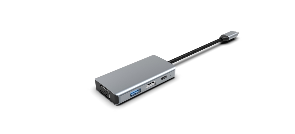 Todo en un HDD 4 en 1 Usb C 4 en 1 Multiport Adapter Hub Expansion Laptop Docking Station Tipo C a HDMI USB 3.0 PD