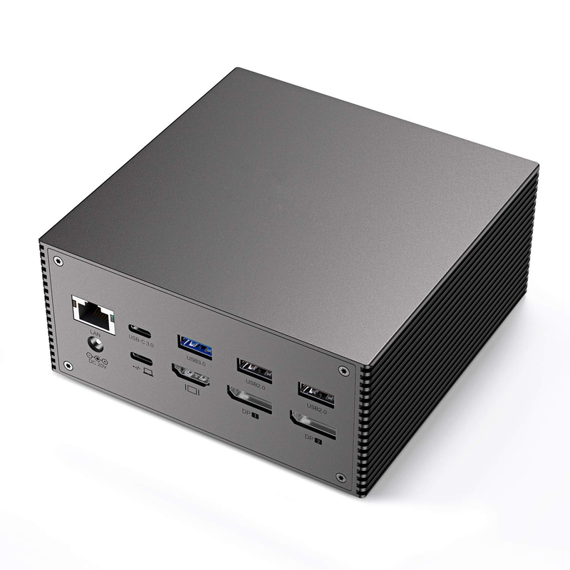 Estación de acoplamiento USB C con disipación de calor inteligente Resolución 4K Espacio de salida de vídeo HDMI