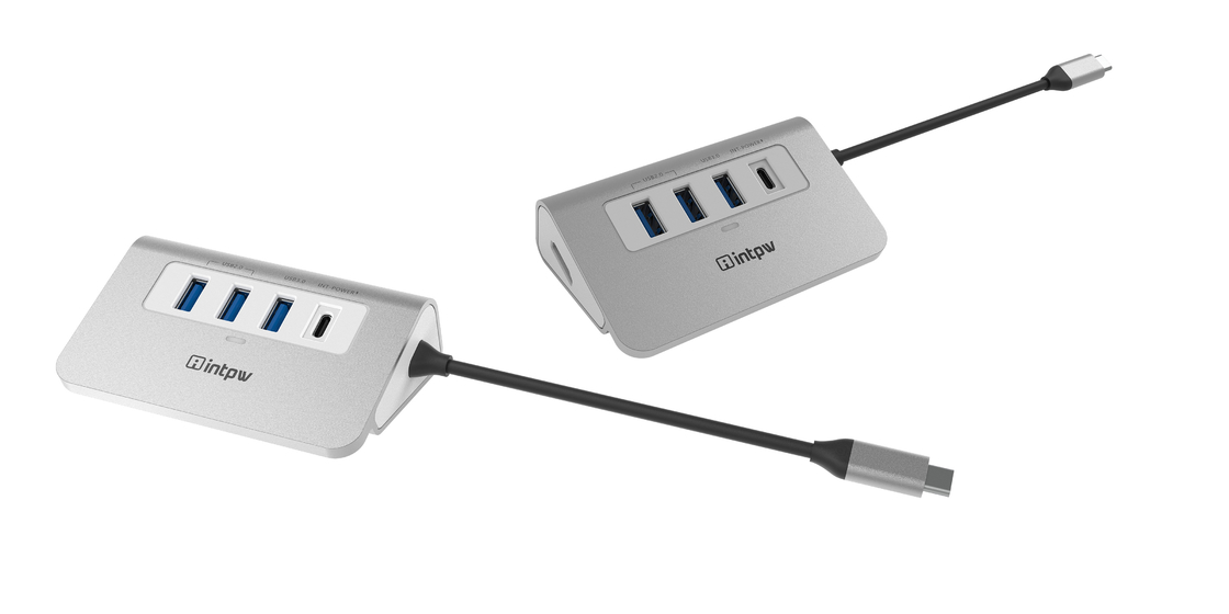 3.0 Usb-C a Usb-A Adaptador 4 puertos Tipo C HUB Expander Splitter OTG Adaptador Estación de acoplamiento PC portátil