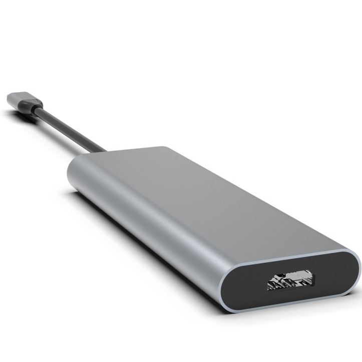 Adaptador USB-C de alta velocidad con USB 3.0 HDMI PD de carga Logotipo personalizado disponible para