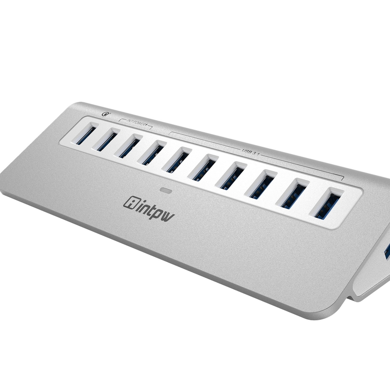 Hdmi Tipo C a USB 3.0 Hub 11 puertos USB A Hub Puerto múltiple para portátiles de juegos con Windows