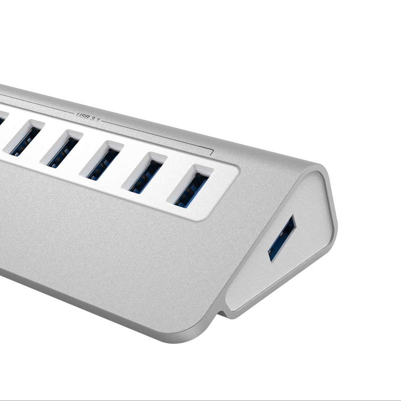 Hdmi Tipo C a USB 3.0 Hub 11 puertos USB A Hub Puerto múltiple para portátiles de juegos con Windows