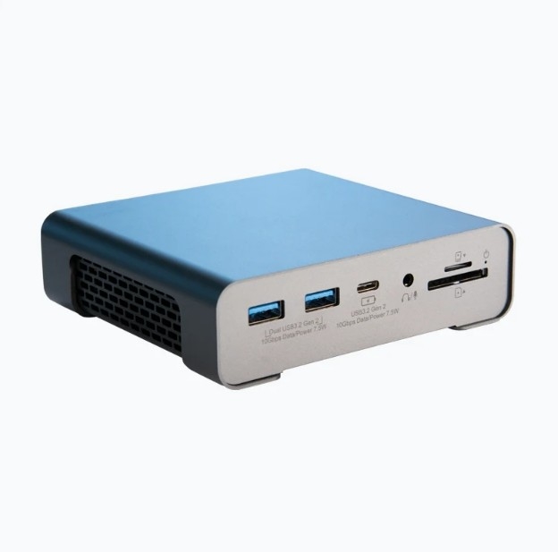 Hdmi 4K Estación de acoplamiento de monitor triple USB C con puerto Ethernet para Macbook Air Laptop