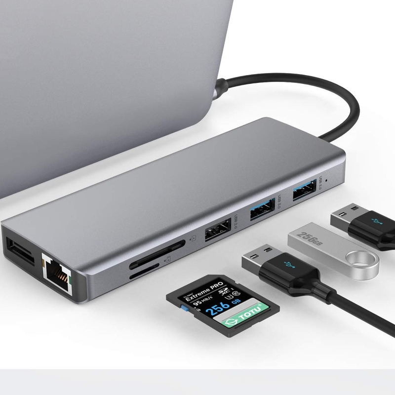 USB tipo C Hdmi USB Hub con velocidad de transferencia de 5Gbps y suministro de energía