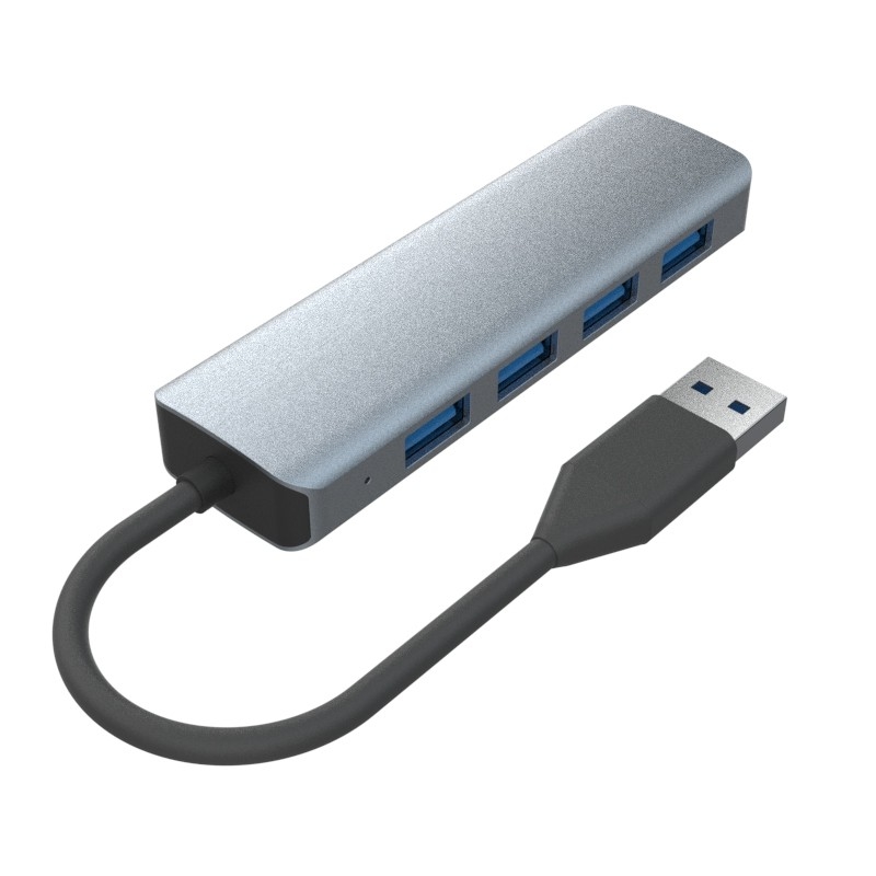 4 en 1 Adaptador USB A para USB C 3.0 USB Hub Accesorios de alta velocidad para Macbook