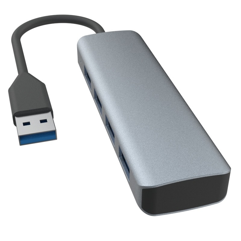4 en 1 Adaptador USB A para USB C 3.0 USB Hub Accesorios de alta velocidad para Macbook
