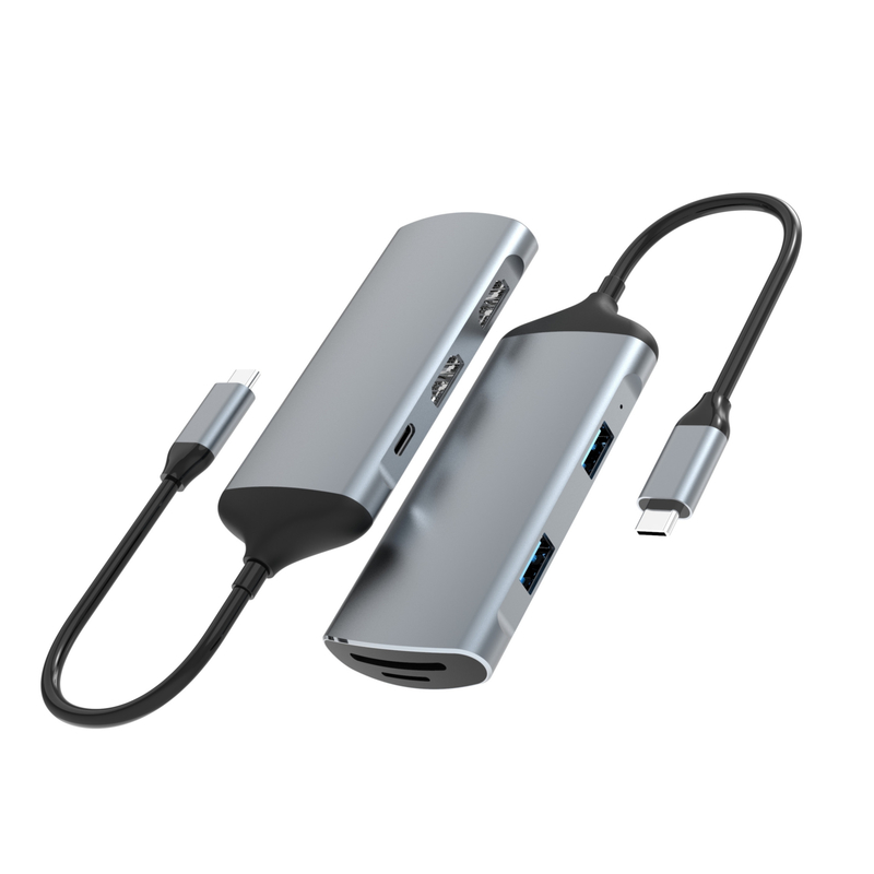 Lector de tarjetas USB 3.0 de alta velocidad a SD Micro SD Adaptador de tarjetas de memoria Lector de tarjetas de memoria iPhone 15