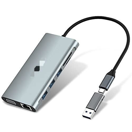 Apoyo a la pantalla 60Hz/30Hz Adaptador USB tipo C para una conexión sin problemas