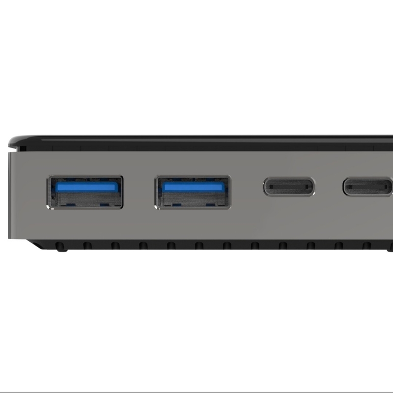 Tipo de alimentación C para adaptador de USB Cuadrado USB 3.0/2.0 Hub Transferencia de datos y conectividad para computadora portátil