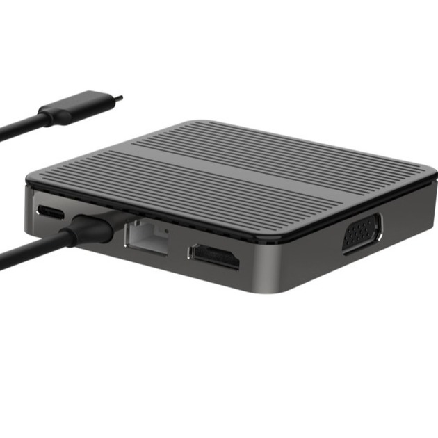 Cuadrado USB negro C a Adaptador USB Mac 6 en 1 Usb C a Usb Un Adaptador Hub Adaptador OTG