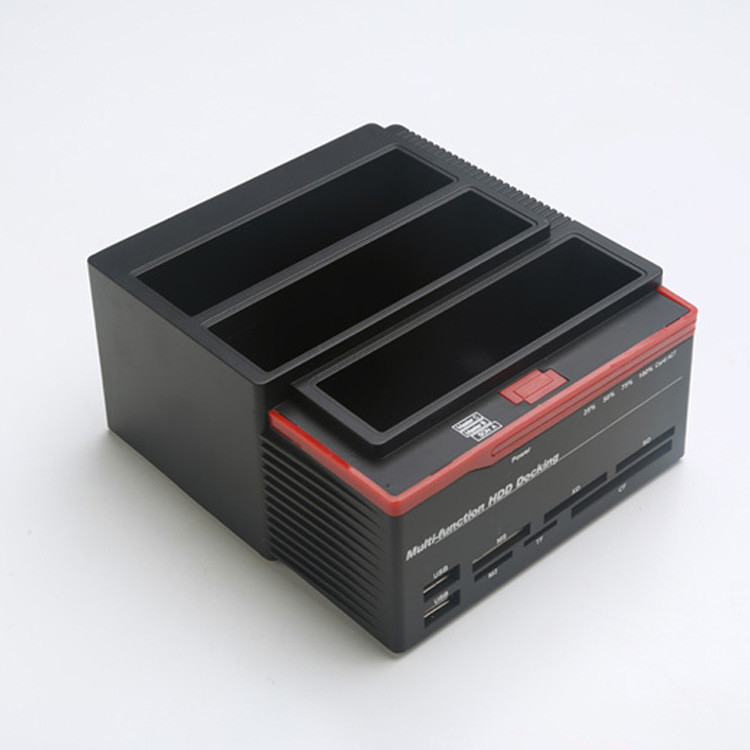 Estación de acoplamiento de HDD Ssd para múltiples discos SATA 3.5 con clonación fuera de línea