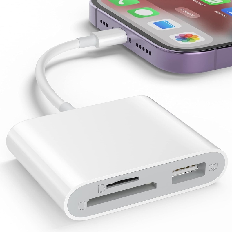 3 ranuras USB Tipo C para el adaptador de tarjetas Compact Flash Micro SD Card Reader para MacBook Pro
