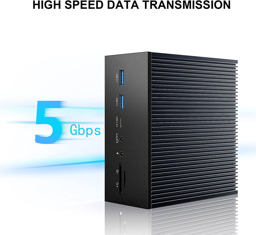 17 en 1 100w USB C Estación de acoplamiento PD cargador rápido/ PC Host/ USB 2.0/3.0 Hub/ HDMI 4K60HZ / PD 4K/60HZ