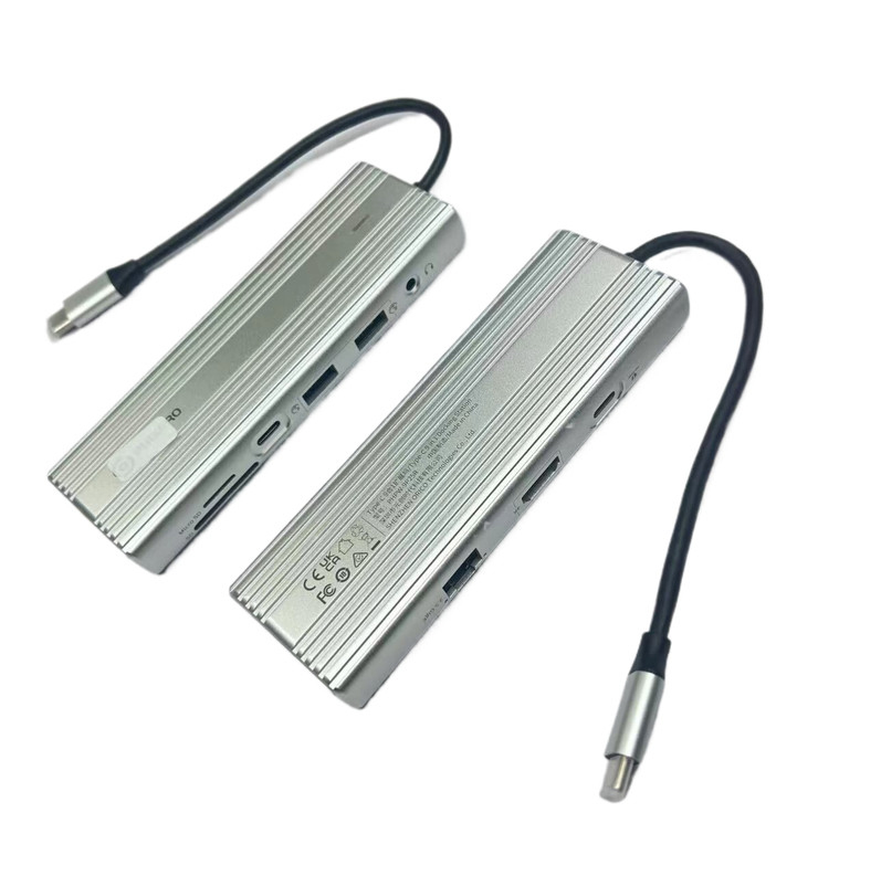 5 puertos 5 en 1 USB C Hub Estación de acoplamiento USB-C a HDMI USB A 3.0 PD 100W