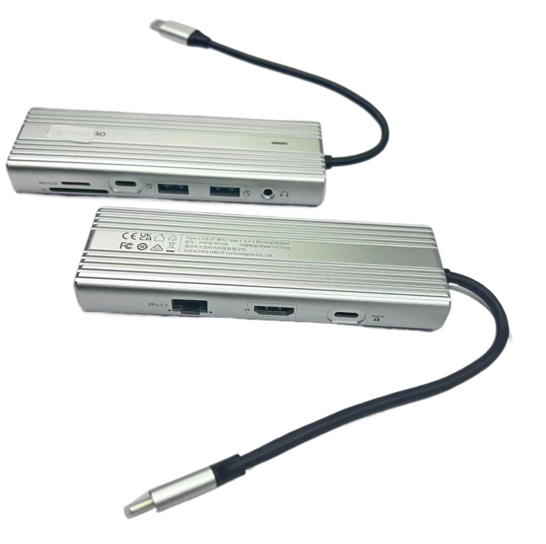 Mac usb c hub 6 en 1 Estación de acoplamiento USB-C a USB A 3.0 PD 100W para mac mini m1 m2