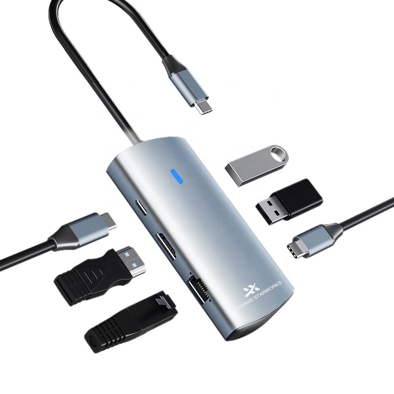 Experimenta conectividad sin fisuras con nuestro Hub USB C y compatibilidad USB Tipo-C
