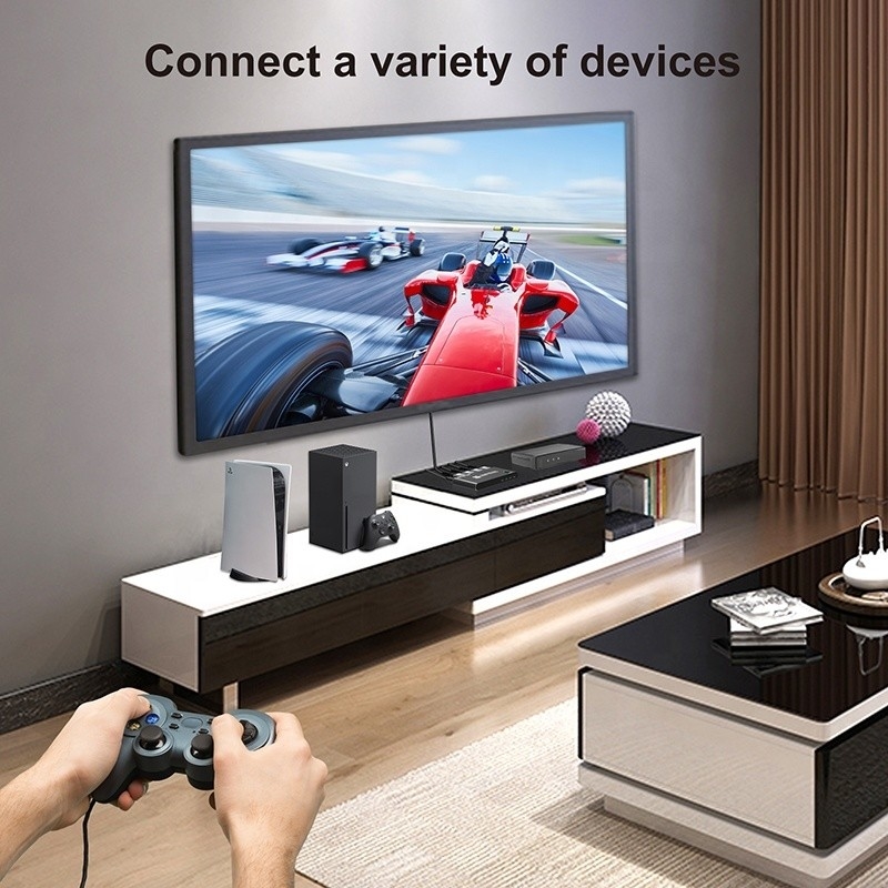 Interruptor HDMI 8K 3 en 1 soporte de salida 3 entrada HDMI 8K 60Hz 4K 120Hz tecnología avanzada