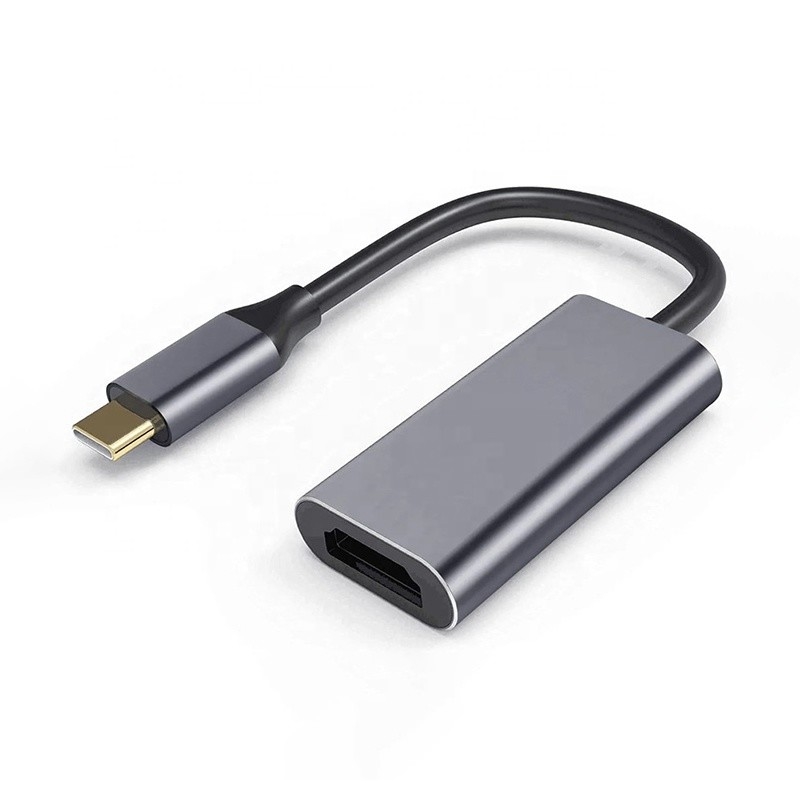 Hombre-Mujer USB 3.1 Tipo C a HDMI Adaptador de cable HDTV Convertidor 4K 60Hz 1080P Conductor CCA