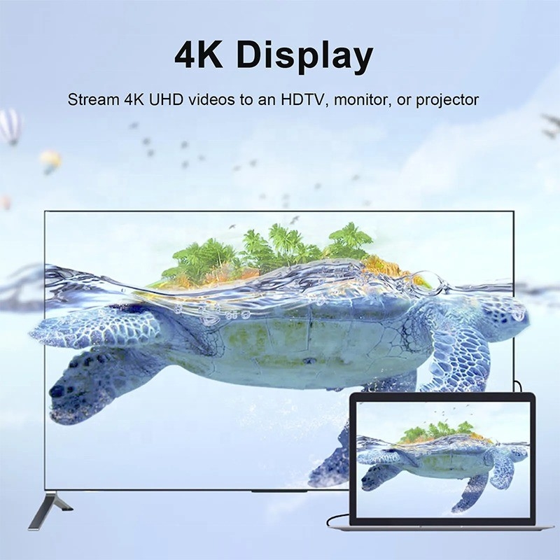 Estación de acoplamiento de conexión USB C Tipo C 4K 30Hz HDMI USB 3.0 TF SD Adaptador Hub para Macbook Pro