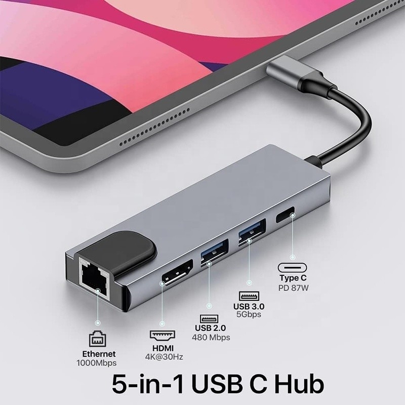 Adaptador USB C 13 en 1 4K HDMI Hub Tipo C a HDMI 4K USB 3.0 2.0 PD Convertidor de carga