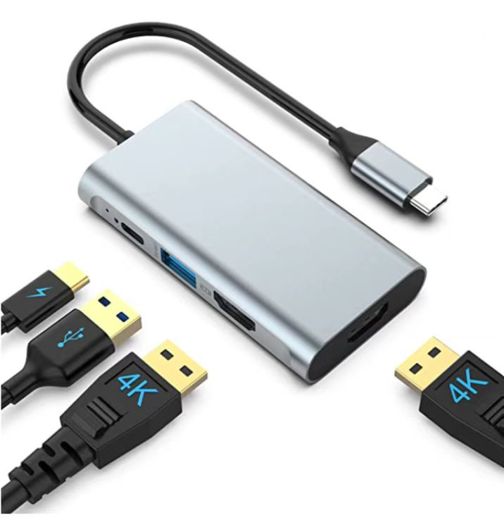 USB 3.0 a 6 puertos USB Hub y adaptador Ethernet de 1000Mbps para compatibilidad entre hombres y mujeres