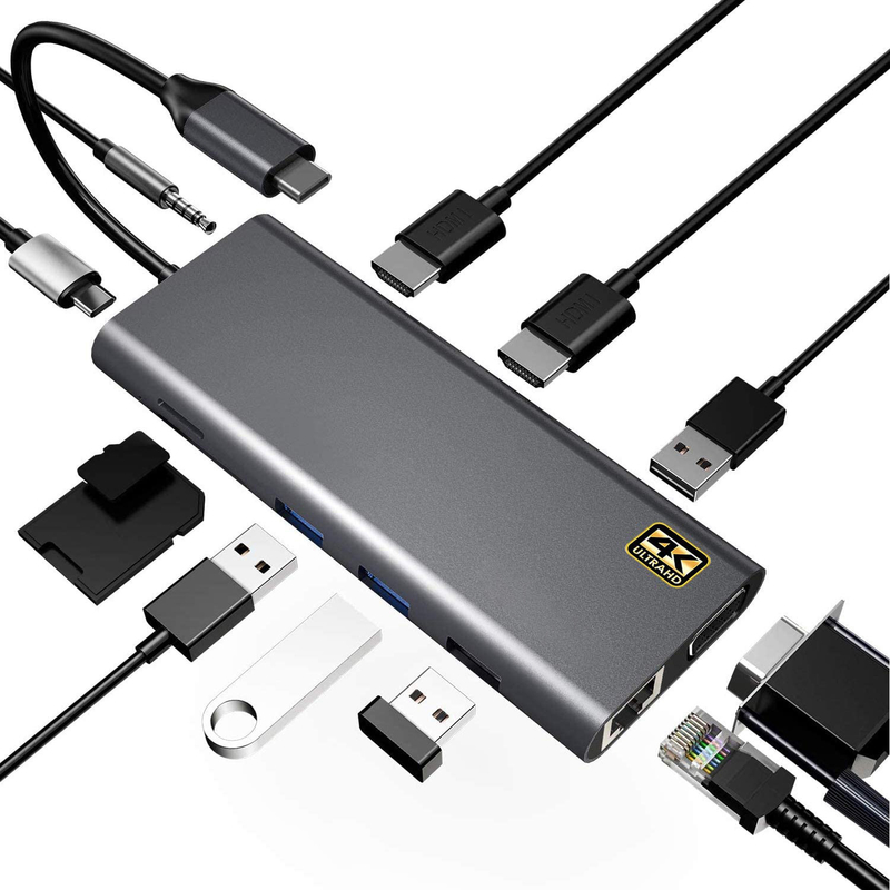 Velocidad de transferencia de datos de hasta 5/10Gbps Conexión de computadora portátil Thunderbolt con 85/100W de suministro de energía para un rendimiento potente