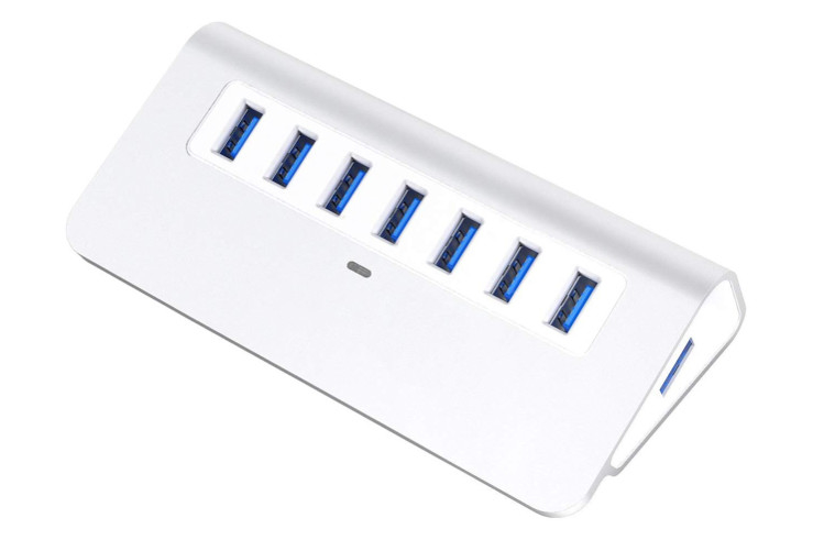 Interfaz tipo C 4 en 1 14 puertos Hub Tipo C OTG a USB 3.0 2.0 Adaptador de aleación de aluminio