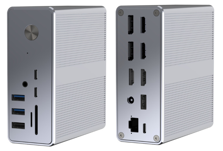 Logotipo OEM/ODM Thunderbolt Connection Hub para soporte de pantalla 4K y más allá