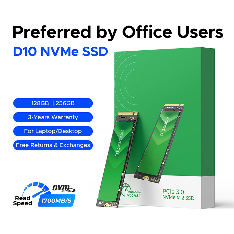 Alta velocidad PCIe 3.0 Interfaz SSD M.2 con capacidad de 128 GB y controlador SATA 6Gb/s