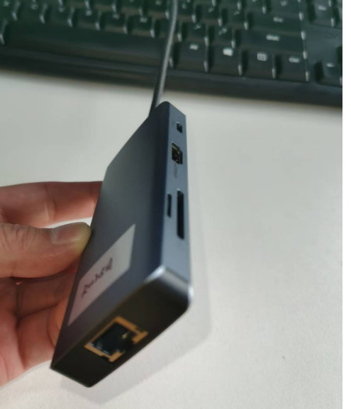 4K HDMI 9 en 1 USB-C Hub con USB 3.1 Estación de acoplamiento de puertos múltiples Adaptador Mac Notebook