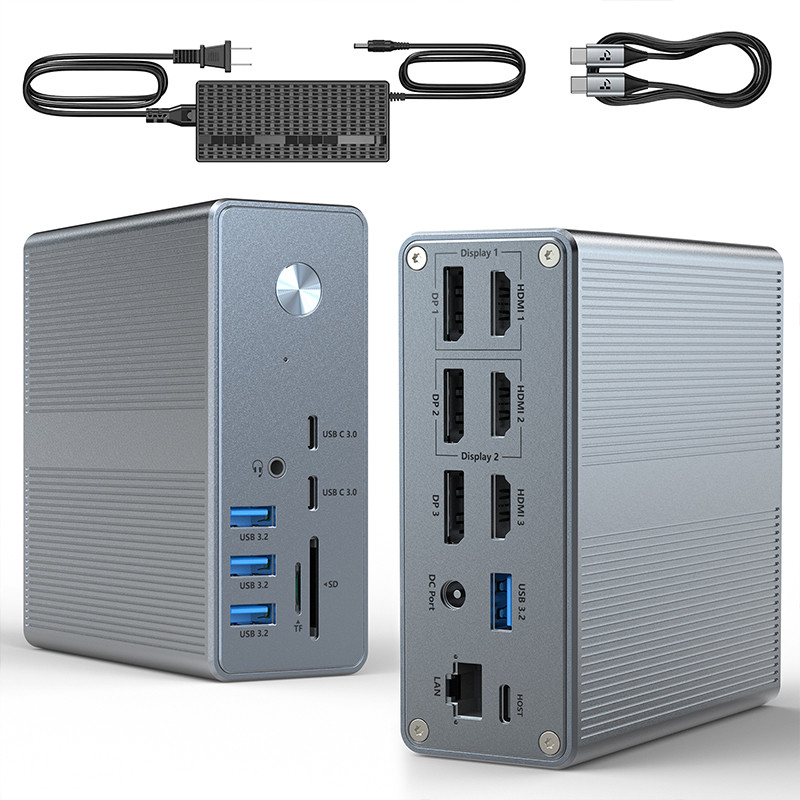 Diseño compacto USB-C Multiport Docking La solución definitiva para los usuarios de Chrome OS