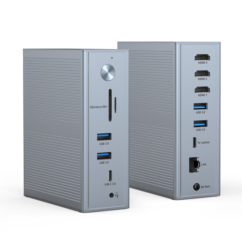 Suministro de energía de Subosen USB-C PD 100W Estación de acoplamiento USB-C para una compatibilidad rápida y fluida del dispositivo
