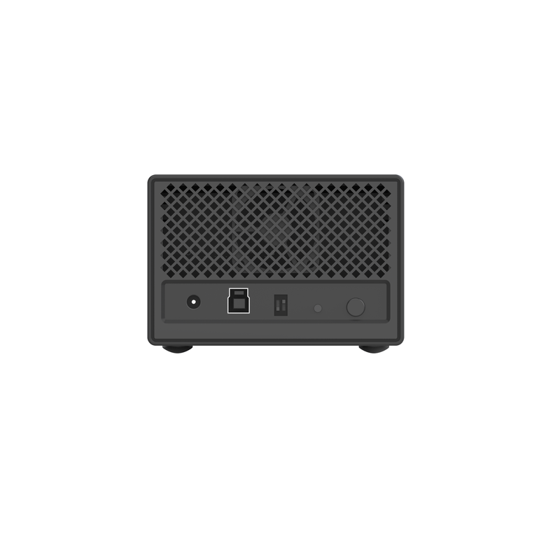 Cubierta de HDD RAID de aleación de aluminio de grado de aeronaves con modos RAID 6 de hardware y doble matriz de almacenamiento DAS de tipo C de 10 Gbps