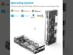 Hub USB-C de 11 en 1 con doble HDMI USB 3.0 Ethernet 3.5 mm de audio para el portátil Macbook